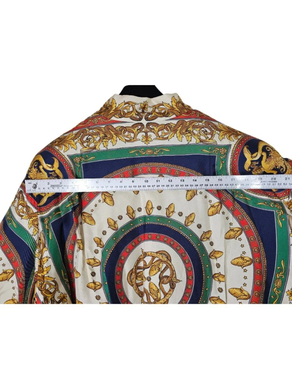 Gucci Mens Mermaid Circle Print Silk Twill Bomber Jacket IT 52 Multicolor NWT